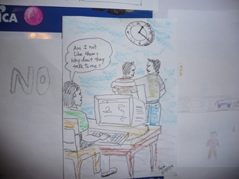 Story image from participant's work